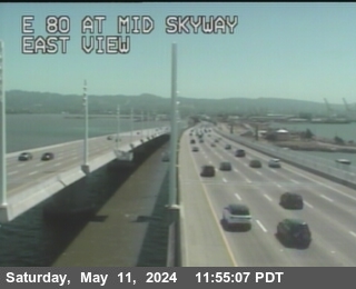 Timelapse image near TVD38 -- I-80 : Mid Skyway, San Francisco 0 minutes ago