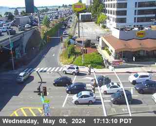 CalTrans CCTV camera nearest the incident at Oakland