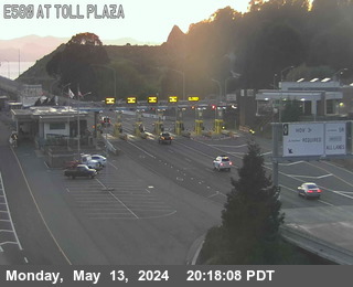 Timelapse image near TVR45 -- I-580 : At Toll Plaza, Richmond 0 minutes ago