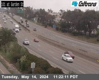 Timelapse image near US-101 : Garden Street, Santa Barbara 0 minutes ago