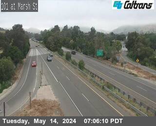 Timelapse image near US-101 : Marsh Street, San Luis Obispo 0 minutes ago