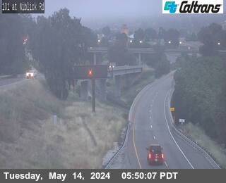 Timelapse image near US-101 : Niblick Road, Paso Robles 0 minutes ago