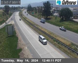 Timelapse image near US-101 : South of Sanborn Road, Salinas 0 minutes ago