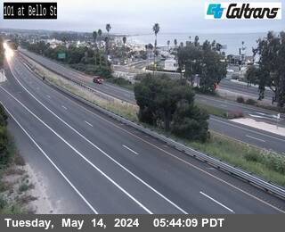 Timelapse image near US-101 : SR-1 and Bello St, Pismo Beach 0 minutes ago