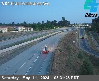 Timelapse image near FRE-180-AT TEMPERANCE AVE, Fresno 0 minutes ago