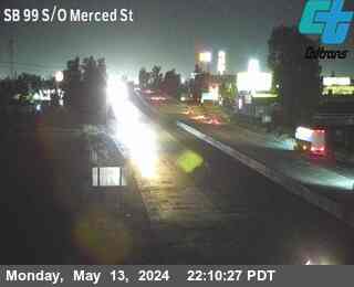 Timelapse image near FRE-99-S/O MERCED ST, Fowler 0 minutes ago