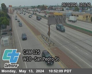 Timelapse image near I-10 : (125) Griffith/San Pedro, Los Angeles 0 minutes ago