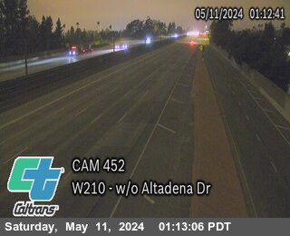 Timelapse image near I-210 : (452) West of Altadena Dr, Pasadena 0 minutes ago