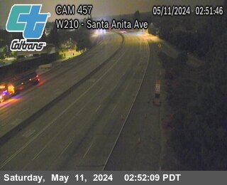 Timelapse image near I-210 : (457) Santa Anita Ave, Arcadia 0 minutes ago