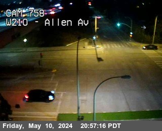 Timelapse image near I-210 : (758) Allen-Maple, Pasadena 0 minutes ago