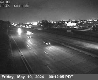 Timelapse image near I-405 : (343) West of I-110, Gardena 0 minutes ago