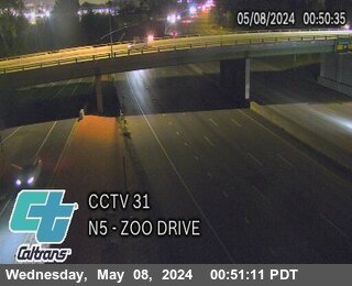 Timelapse image near I-5 : (31) Zoo Drive, Los Angeles 0 minutes ago
