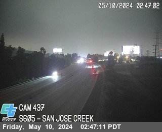 Traffic camera for I-605 : (437) San Jose Creek