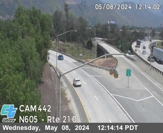 Timelapse image near I-605 : (442) South of  I-210, Duarte 0 minutes ago