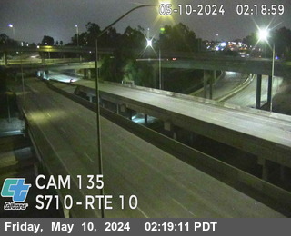 Traffic camera for I-710 : (135) South of I-10