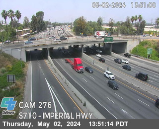 I-710 : (276) Southbound I-710 Imperial Hwy