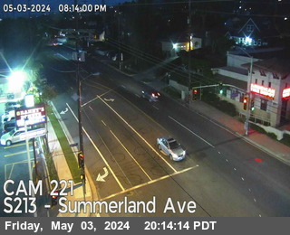 CalTrans Traffic Camera SR-213 : (221) Summerland Ave in San Pedro