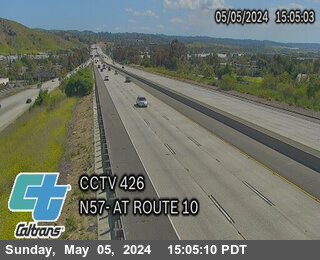 Traffic camera for SR-57 : (426) I-10