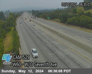 Timelapse image near SR-60 : (529) West of Seventh Ave, xxx 0 minutes ago
