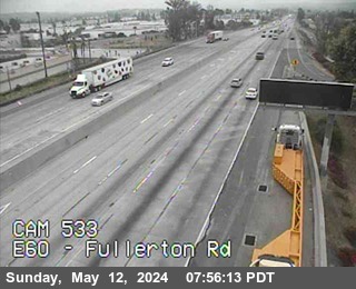 Timelapse image near SR-60 : (533) Fullerton Rd, Rowland Heights 0 minutes ago