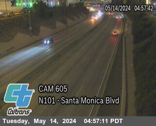 Timelapse image near US-101 : (605) Santa Monica, Los Angeles 0 minutes ago