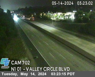 Timelapse image near US-101 : (702) Valley Circle Blvd, Woodland Hills 0 minutes ago
