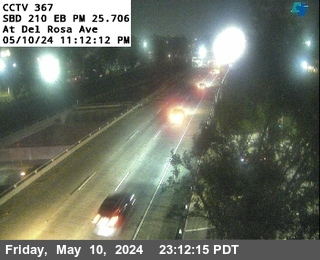 Timelapse image near I-210 : (367) Del Rosa Ave Off Ramp, San Bernardino 0 minutes ago