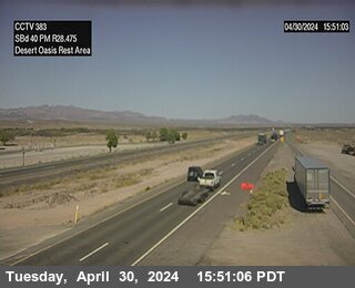 Timelapse image near I-40 : (383) At Desert Oasis Rest Area,  0 minutes ago